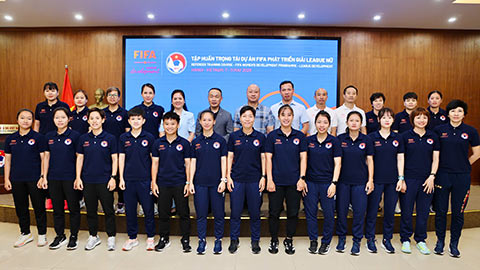 Bế mạc chương trình tập huấn trọng tài Dự án FIFA phát triển bóng đá nữ