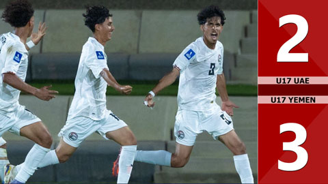 Highlight U17 UAE vs U17 Yemen: 2-3 (VCK U17 châu Á 2026)