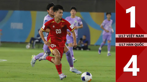 Highlight U17 Việt Nam vs U17 Hàn Quốc: 1-4 (VCK U17 châu Á 2026)