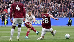 Trực tiếp West Ham 0-1 Arsenal: Trossard phá vỡ thế quân bình cho Pháo thủ
