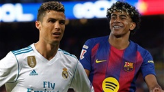 18 tuổi, Lamine Yamal đã vượt Ronaldo ở La Liga