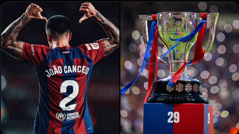 Cancelo lập kỷ lục vô địch ở 5 quốc gia khác nhau