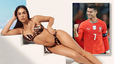 Georgina Rodriguez đăng ảnh bikini cổ vũ Ronaldo