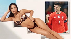 Georgina Rodriguez đăng ảnh bikini cổ vũ Ronaldo
