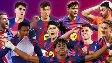Tương lai của Barca nằm trong tay 'những đứa trẻ'