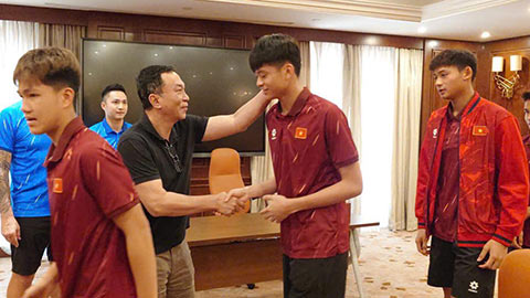 Chủ tịch VFF giao nhiệm vụ cho U17 Việt Nam ở tứ kết VCK U17 châu Á 2026