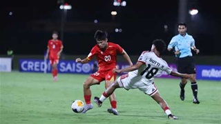 U17 UAE có bàn gỡ 2-2 (Trực tiếp: U17 Việt Nam 2-2 U17 UAE)
