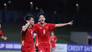 Văn Dương ghi bàn nâng tỷ số lên 2-1 cho U17 Việt Nam: (Trực tiếp: U17 Việt Nam 2-1 U17 UAE)