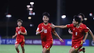 Nguyễn Lực  đá phạt quá đẹp ghi bàn gỡ hòa 1-1 cho U17 Việt Nam (Trực tiếp: U17 Việt Nam 1-1 U17 UAE)