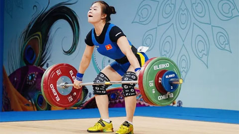 Quàng Thị Tâm giành huy chương tại giải cử tạ châu Á