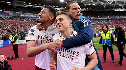 Arsenal cần gì để vô địch Ngoại hạng Anh ngay vòng 37?