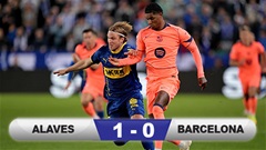 Kết quả Alaves 1-0 Barca: Tân vương La Liga thua sốc