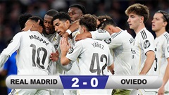 Kết quả Real Madrid 2-0 Oviedo: Không có bất ngờ