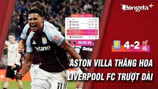 Aston Villa chính thức dự Champions League, Liverpool nguy cơ mất tất