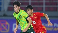 U17 Việt Nam chấp nửa tuổi, thua chiều cao và cân nặng khi đấu U17 Australia