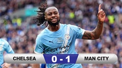 Kết quả Chelsea 0-1 Man City: Man xanh vô địch FA Cup