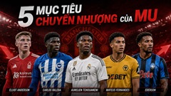 5 tiền vệ MU có thể chiêu mộ ở hè 2026