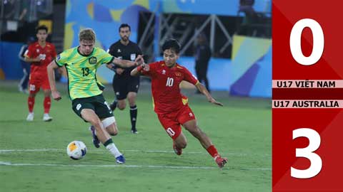 Highlight U17 Việt Nam vs U17 Australia: 0-3 (Tứ kết U17 châu Á 2026)