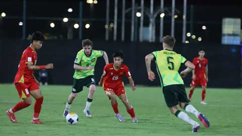 U17 Việt Nam nhận bàn thua thứ 3 (U17 Việt Nam 0-3 U17 Australia)