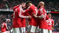 Trực tiếp MU 3-2 Nottingham: Bruno cân bằng kỷ lục kiến tạo của Henry và De Bruyne