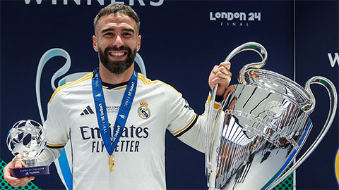Dani Carvajal chia tay Real Madrid vào cuối mùa