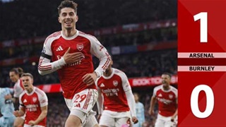 Highlight Arsenal vs Burnley: 1-0