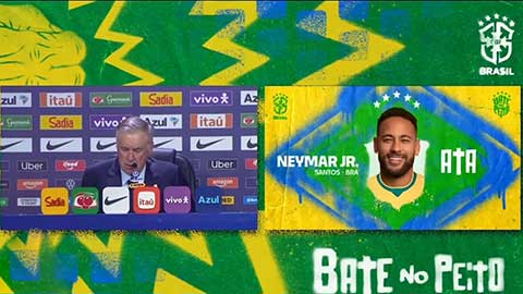 VIDEO Hồi hộp và vỡ òa khi HLV Ancelotti công bố danh sách Brazil dự World Cup 2026
