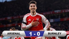 Kết quả Arsenal 1-0 Burnley: Pháo thủ chạm một tay vào chức vô địch