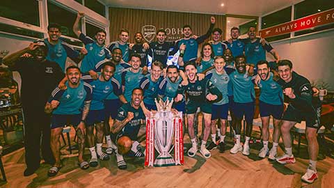Arsenal vô địch Ngoại hạng Anh: Arteta phá dớp 22 năm, viết lại lịch sử!