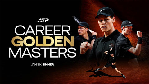 Jannik Sinner viết lại lịch sử Career Golden Masters
