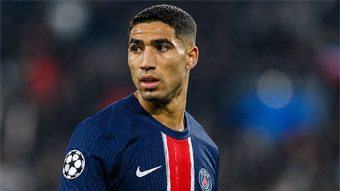 Hakimi sắp tái xuất, PSG thêm hy vọng trước đại chiến Arsenal