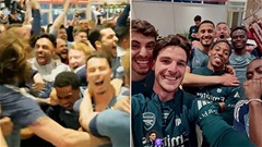 Màn ăn mừng 'đầy sát thương' của Declan Rice gây bão mạng