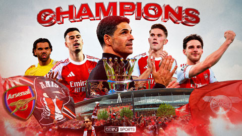 Điểm tin bóng đá sáng 20/5: Arsenal vô địch Premier League 2025/26