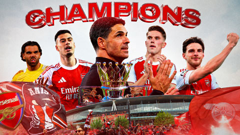 Arsenal vô địch Ngoại hạng Anh: Trái ngọt của 6 năm kiên trì và dấu ấn thiên tài Arteta