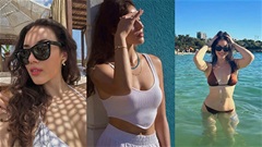 Hot girl bóng chuyền Thổ Nhĩ Kỳ gây sốt với áo lưới và bikini gợi cảm