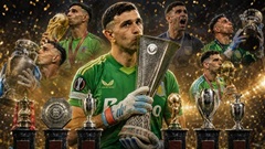 Ngả mũ trước kỷ lục ấn tượng của Emiliano Martinez