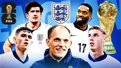 Danh sách ĐT Anh dự World Cup 2026: Maguire, Foden, Palmer và Alexander-Arnold bị loại
