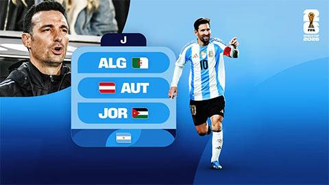 Nhận định bảng J World Cup 2026: Argentina làm trùm