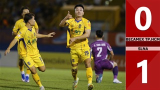 Highlight Becamex TP.HCM vs SLNA: 0-1 (Vòng 24 V.League 2025/26)