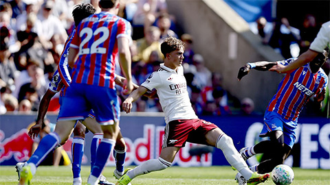 Trực tiếp Crystal Palace 0-0 Arsenal: Cột dọc từ chối bàn của Arsenal