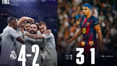 Real đại thắng, Barca thua sốc ở vòng cuối La Liga