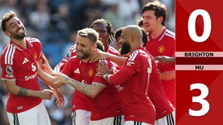 Highlight Brighton vs MU: 0-3 (vòng 38 ngoại hạng Anh 2025/26)