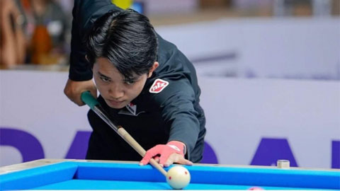 Chiêm Hồng Thái thua trận chung kết World Cup carom 3 băng