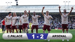 Kết quả Crystal Palace 1-2 Arsenal: Tân vương nâng cúp mừng chiến thắng