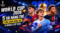 Top 5 tài năng trẻ hứa hẹn bùng nổ tại World Cup 2026