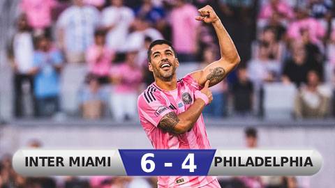 Luis Suarez lập hat-trick, Inter Miami giành 3 điểm trong trận đấu có 10 bàn thắng