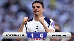 Kết quả Tottenham 1-0 Everton: Tottenham trụ hạng thành công