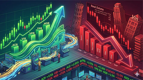 Thị trường chứng khoán ngày 27/5: Ngân hàng không đỡ nổi VN-Index