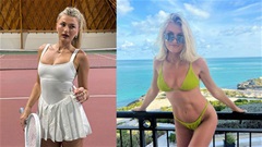 'Cô giáo tennis triệu view' khiến học viên mê mẩn nhờ vóc dáng cuốn hút