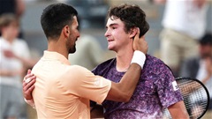 Djokovic thua ngược ở vòng ba Roland Garros 2026